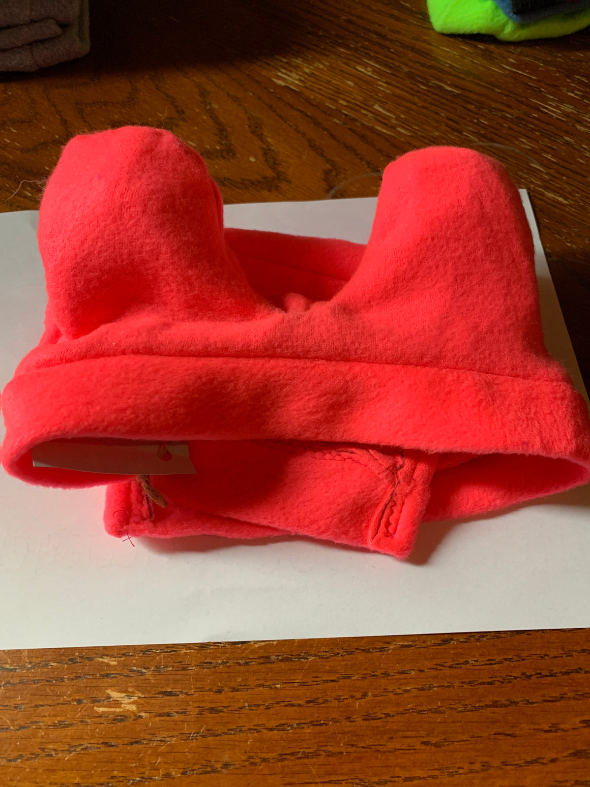 Neon pink bulldog hat