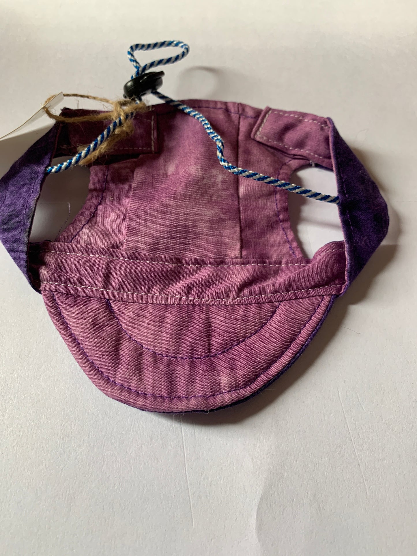 Purple pet baseball hat