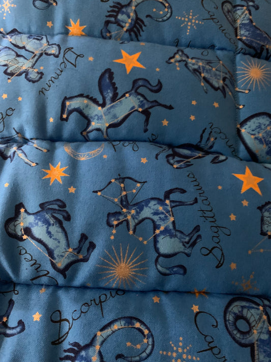 Blue Zodiak Horse Western Saddle Pad image 1