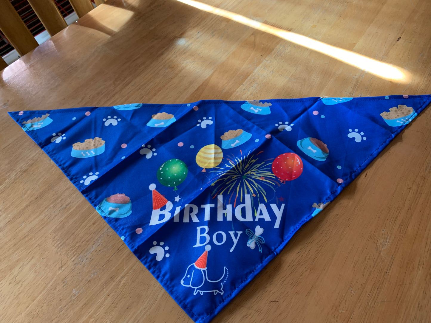 Happy Birthday Boy Pet Bandana image 1