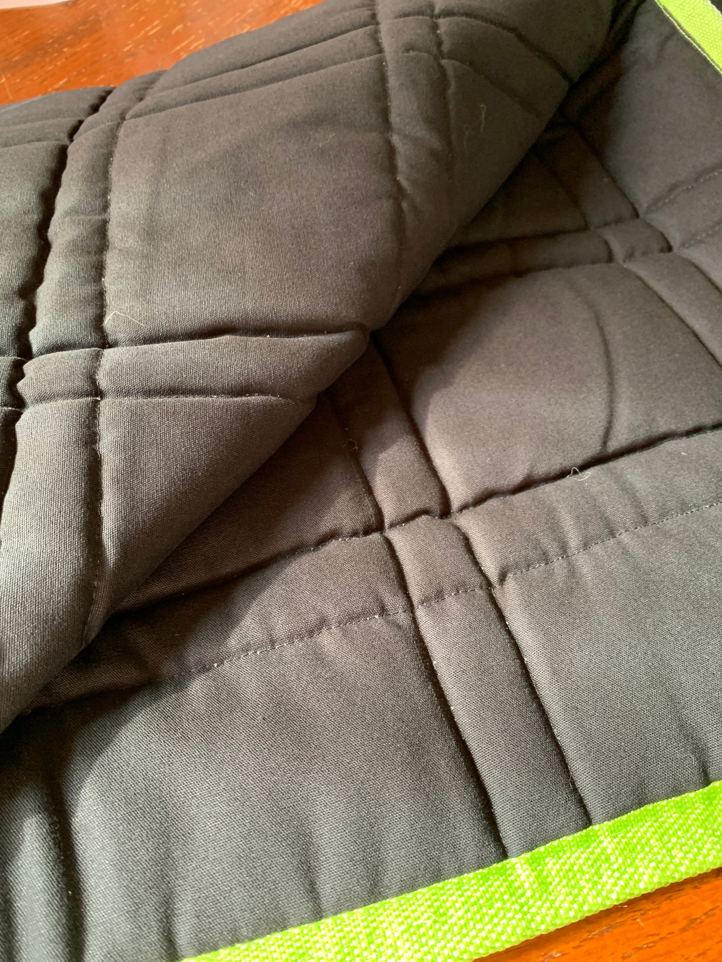 Abstract western horse saddle pad