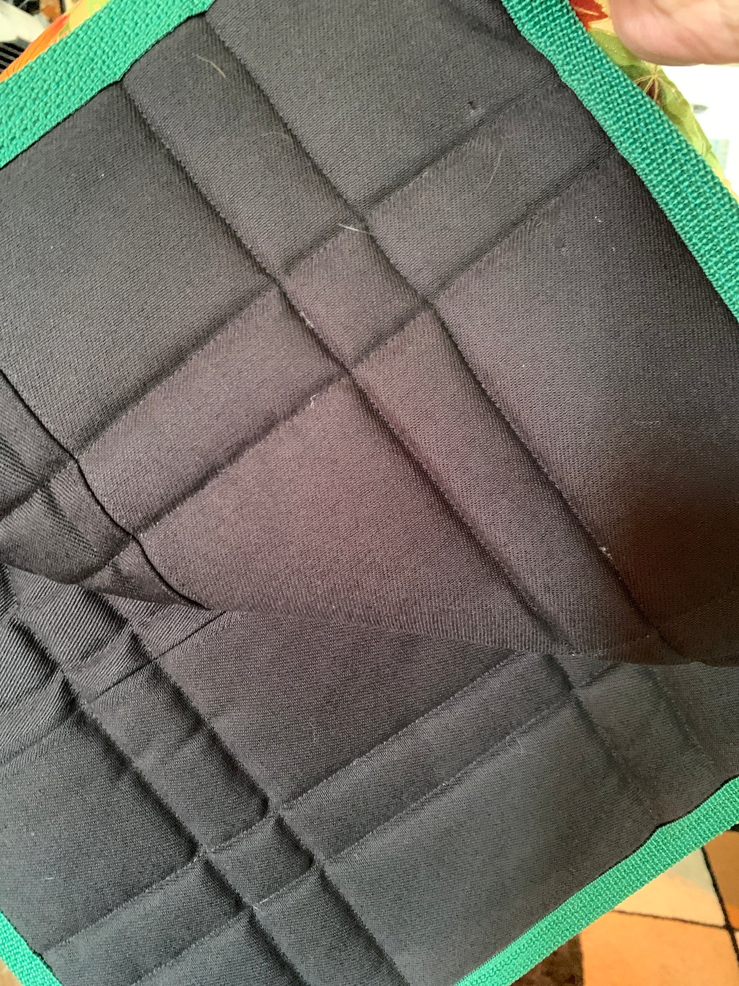 Maple leaves western saddle pad