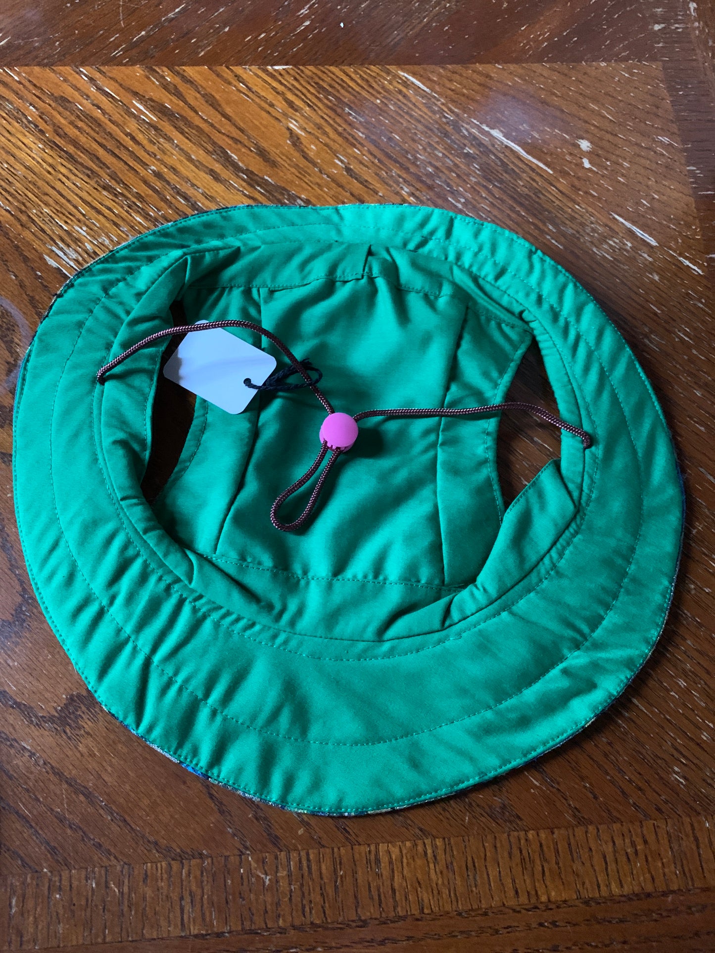 Gold sparkle pet bucket hat