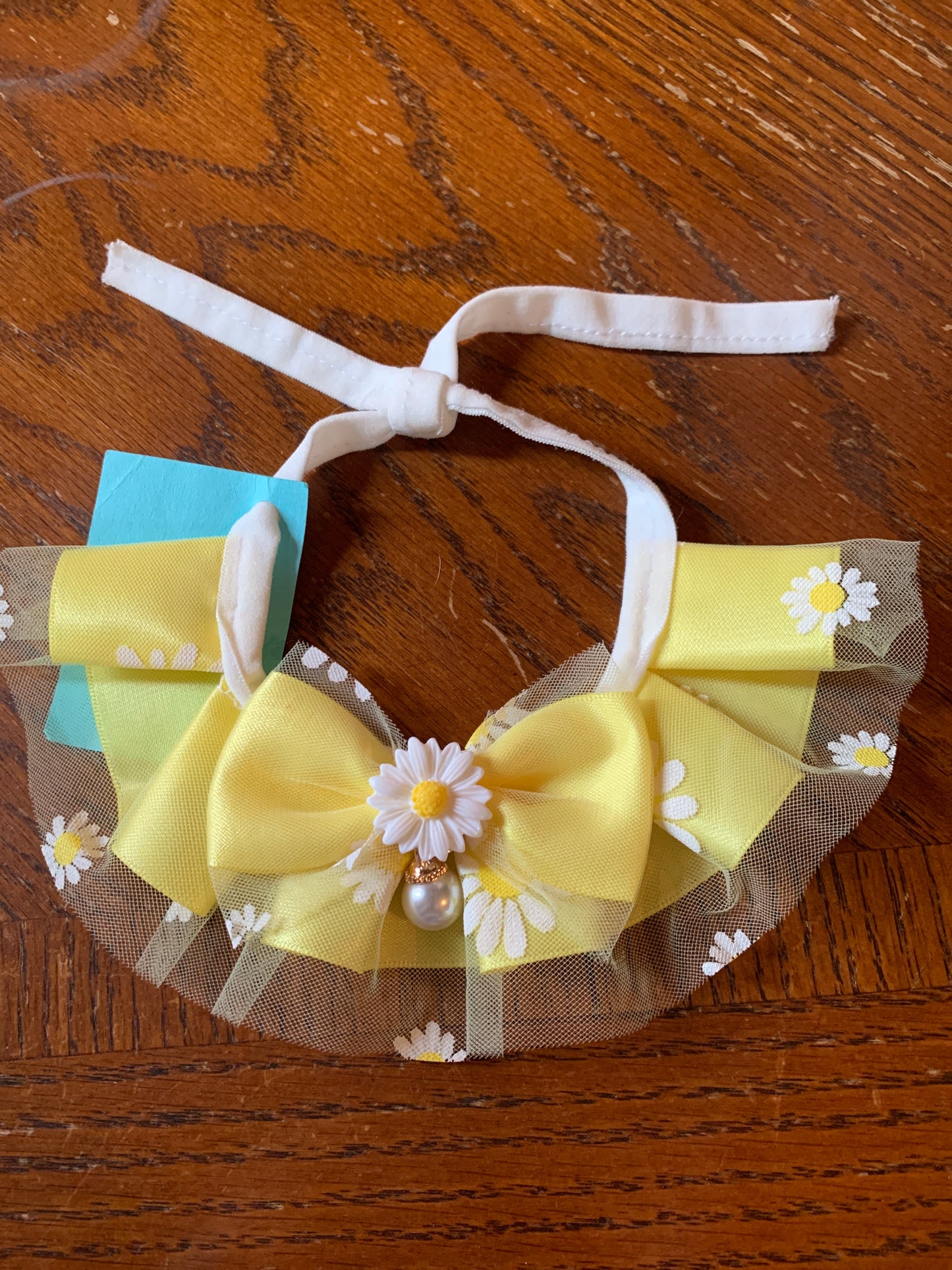 Daisy pet lace collar
