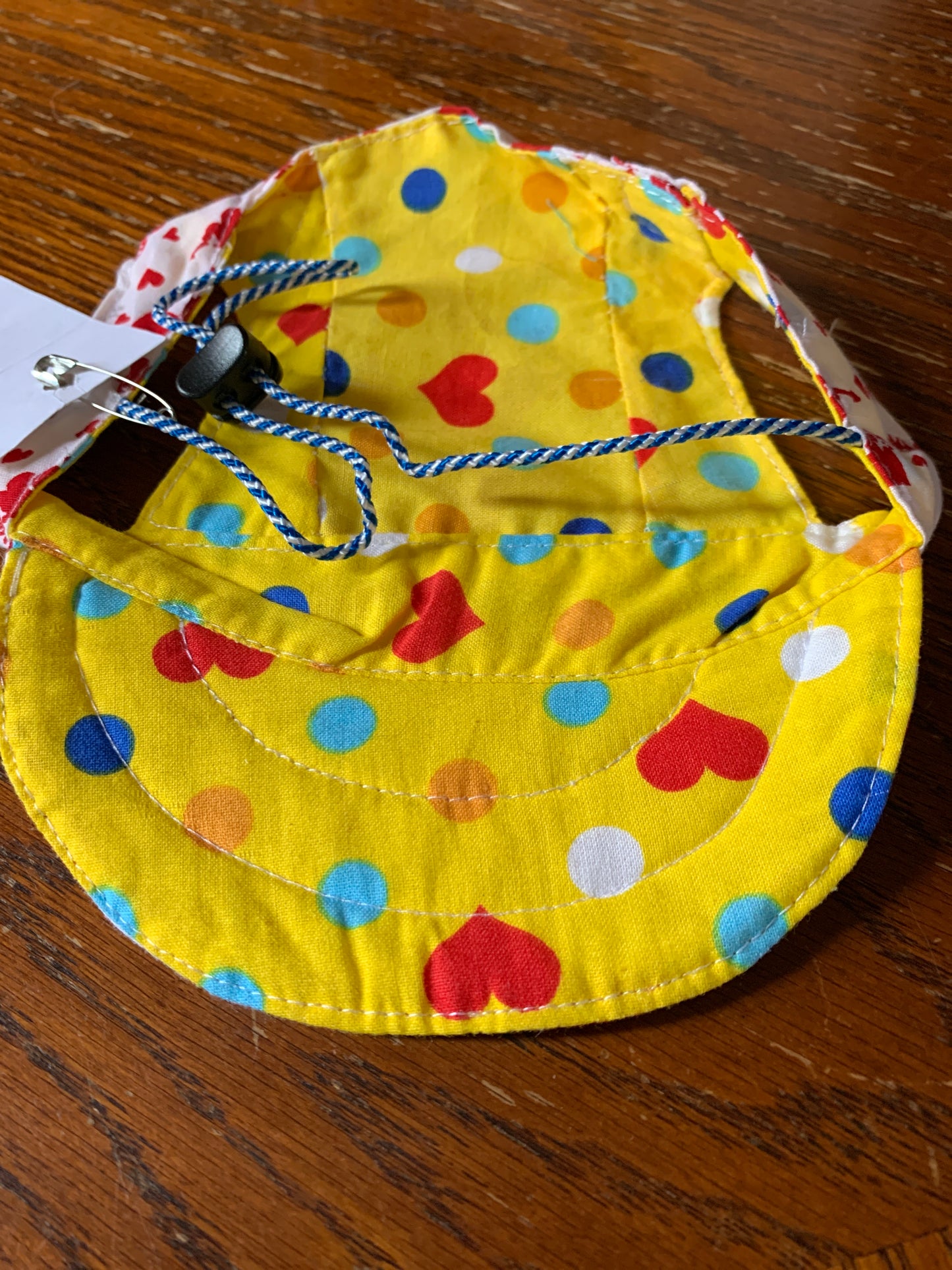 Red hearts pet hats