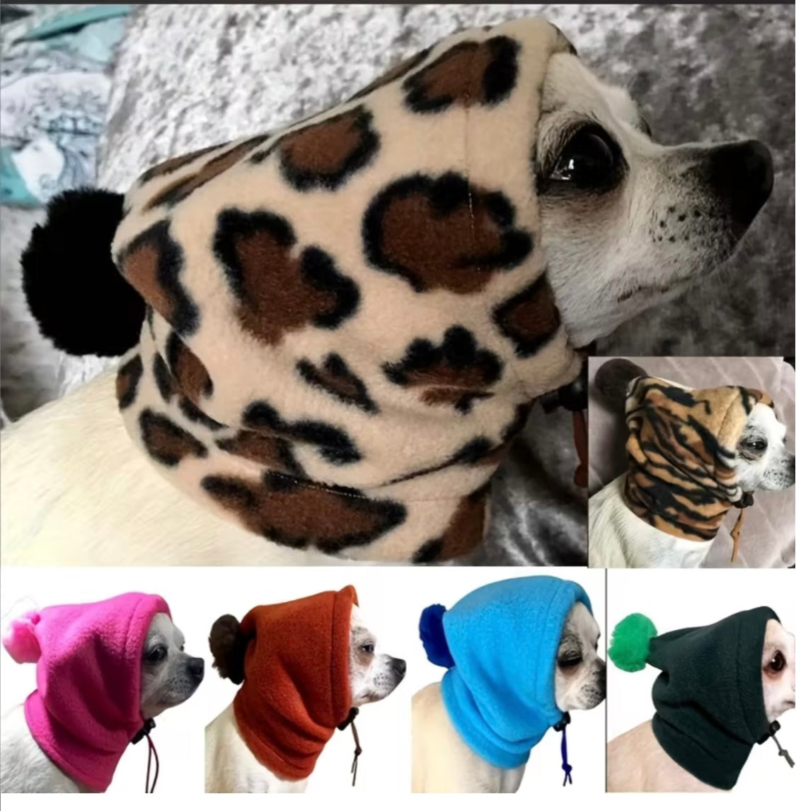 Fleece pet hats