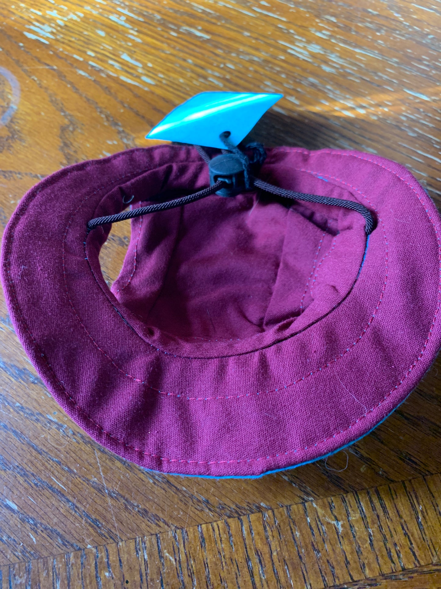 Turquoise pet bucket hat