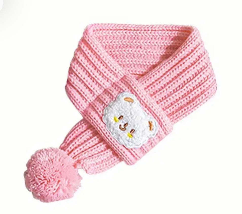 Pink pet scarf