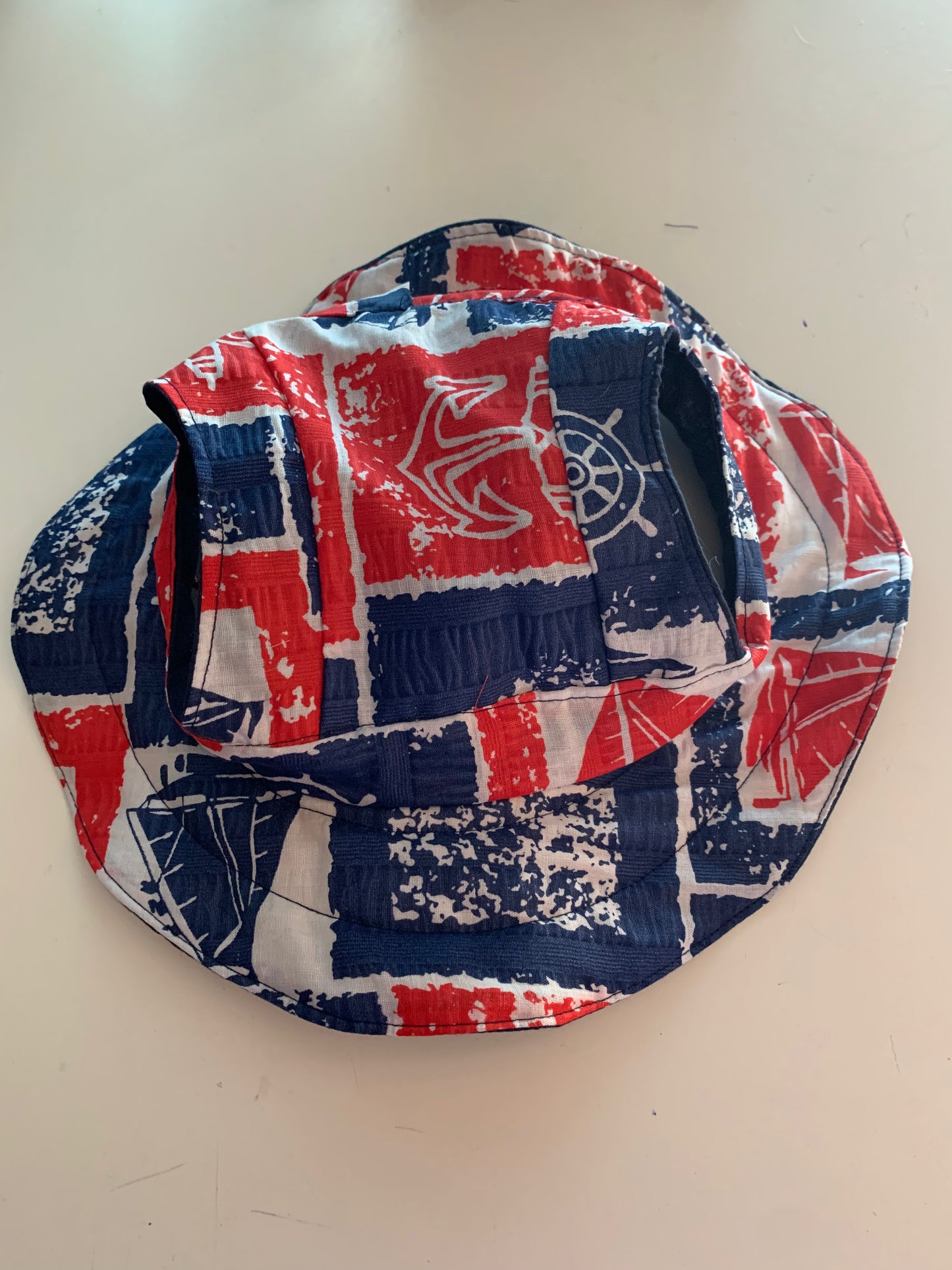 Blue and Red Pet Bucket Hat