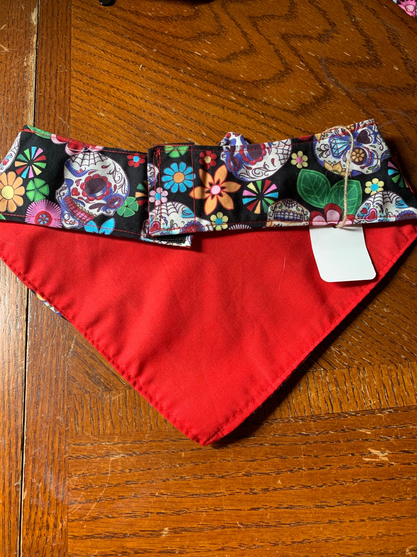 Sugar skulls pet tuxedo bandanas