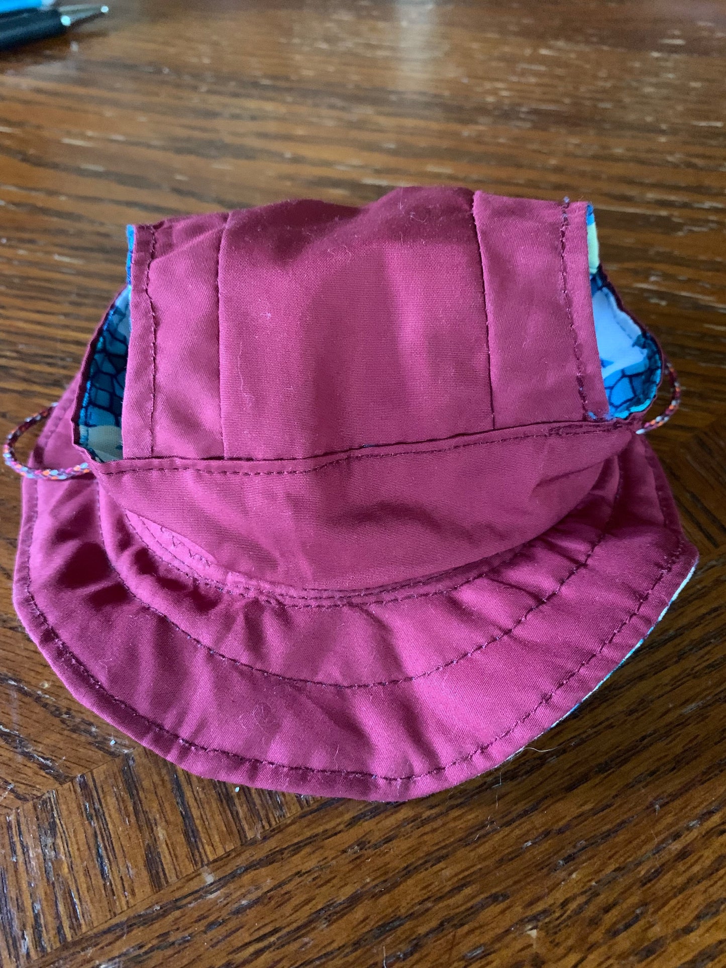 Frogs On Blue Green Scales Pet Bucket Hat image 3