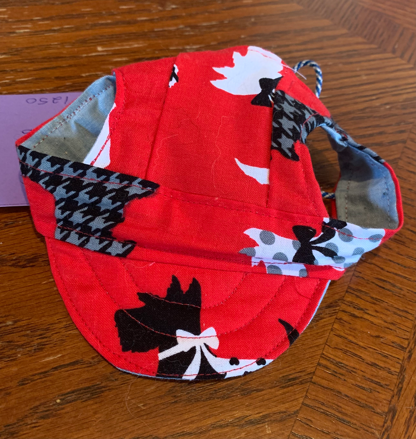 Scotties On Red Pet Baseball Hat image 0