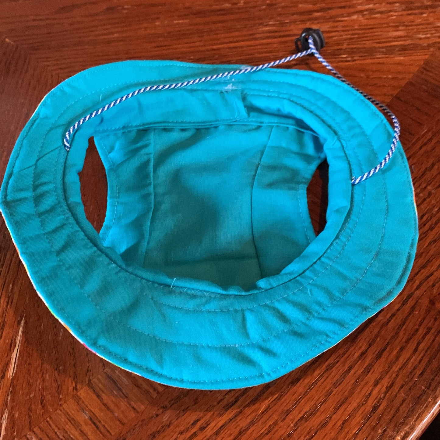 Pet Bucket Hat In Dark Pink With Buterflies image 2