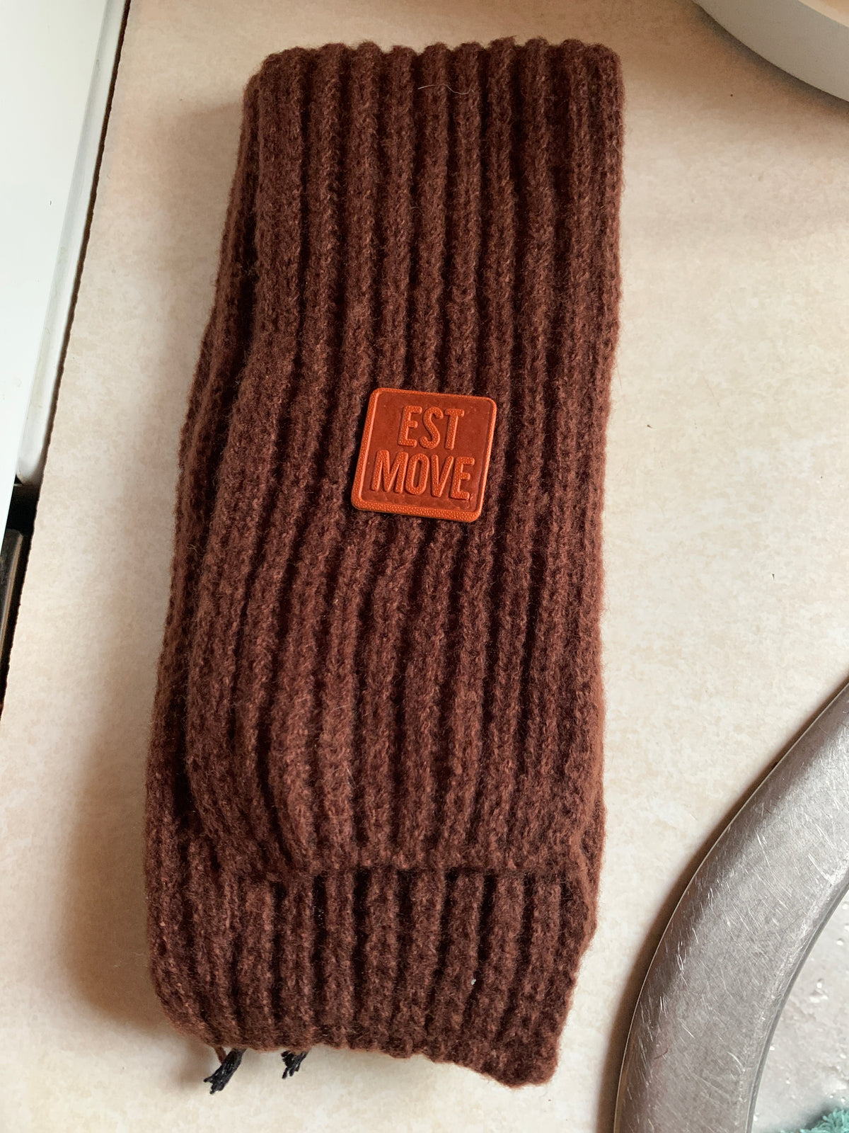 Knitted pet scarfs