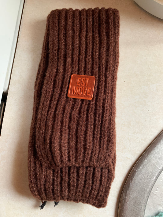 Knitted pet scarfs
