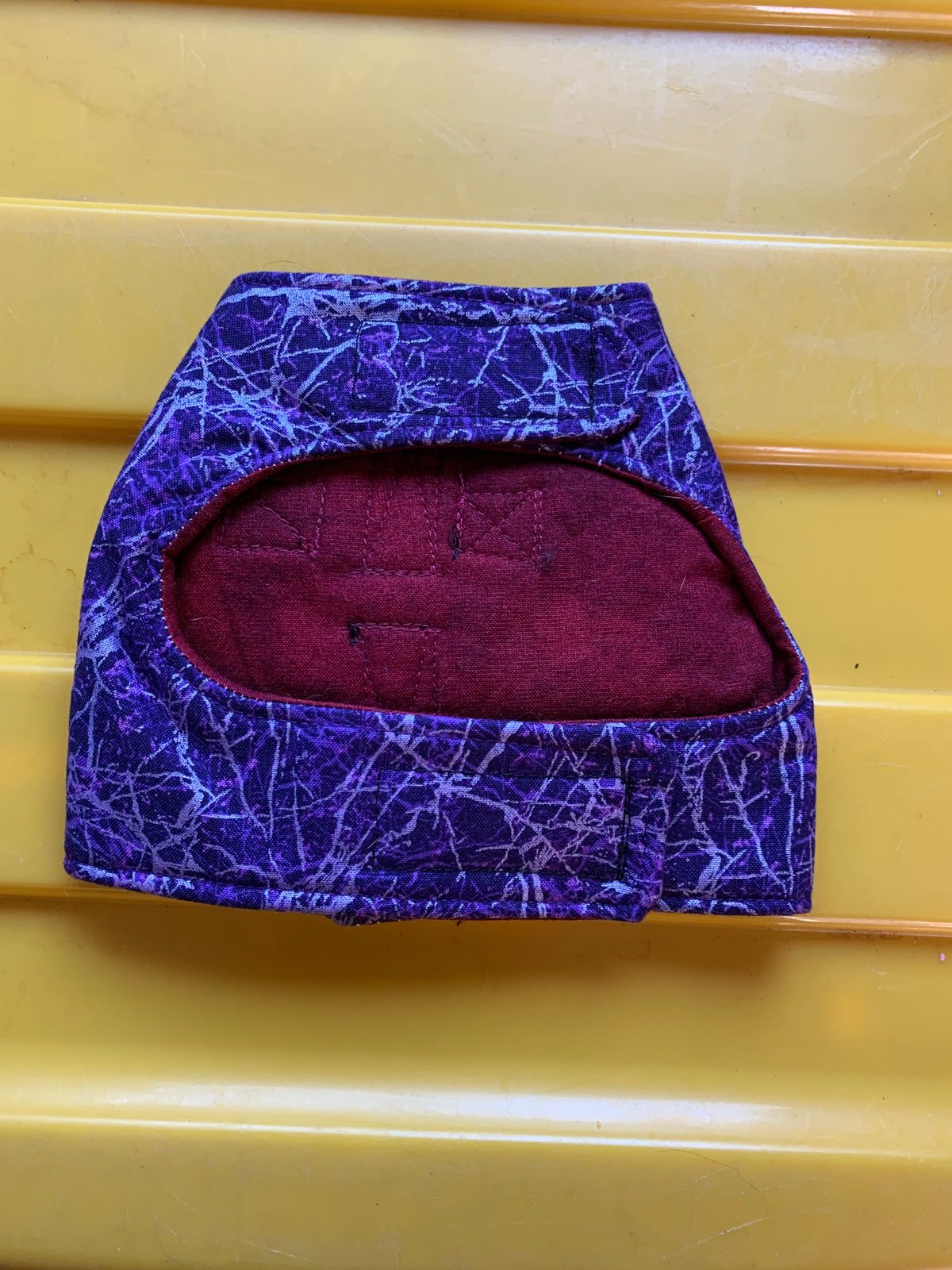Purple silver sparkle pet harness