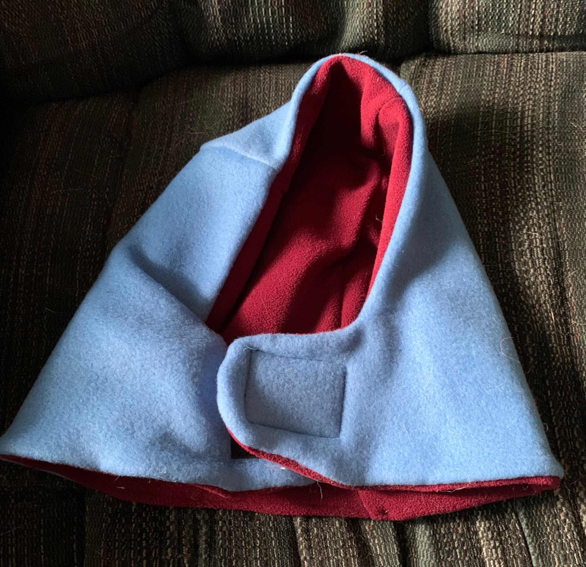 Blue Fleece Fall/Winter Pet Cap image 1