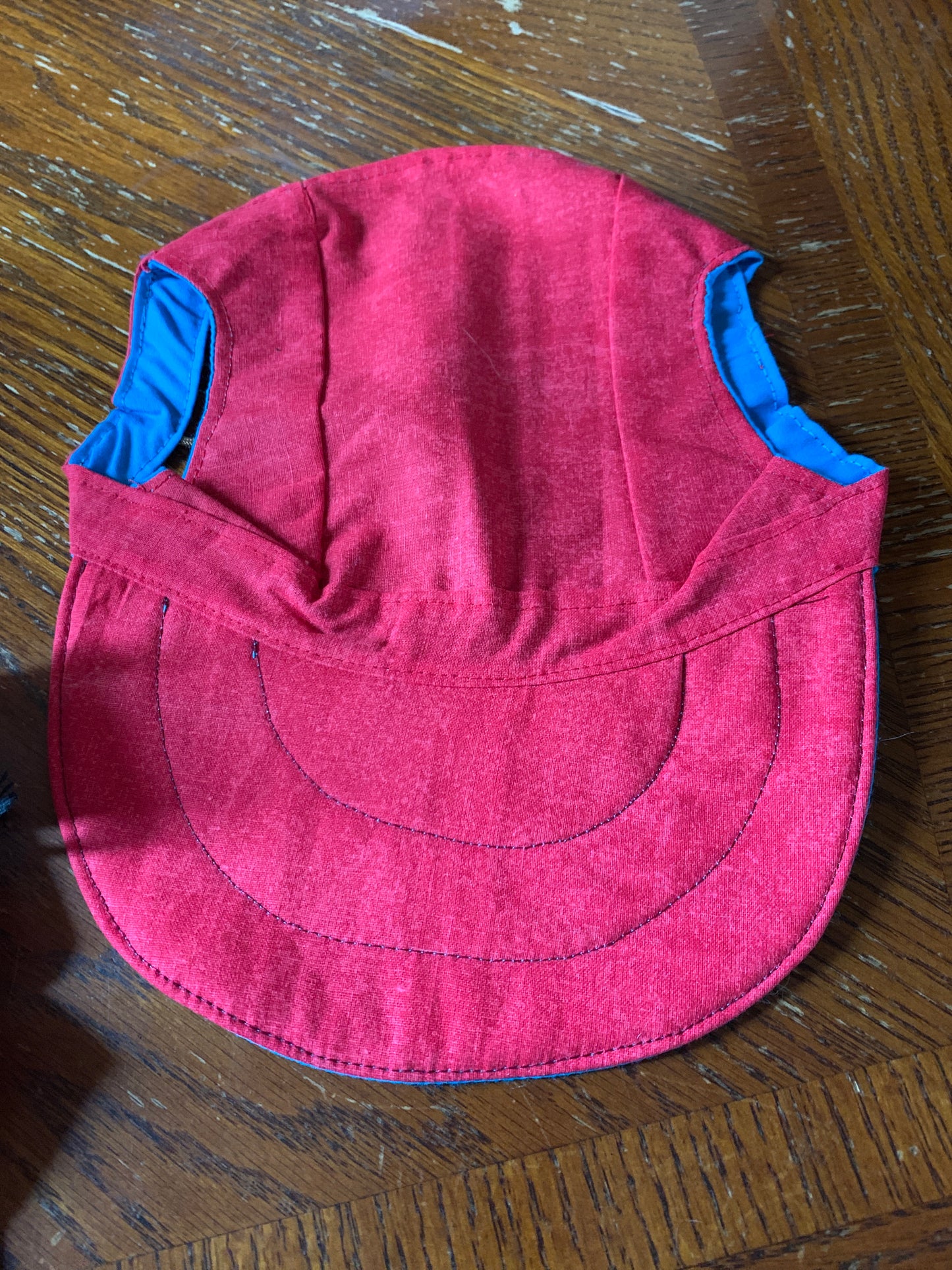 Red pet baseball hat