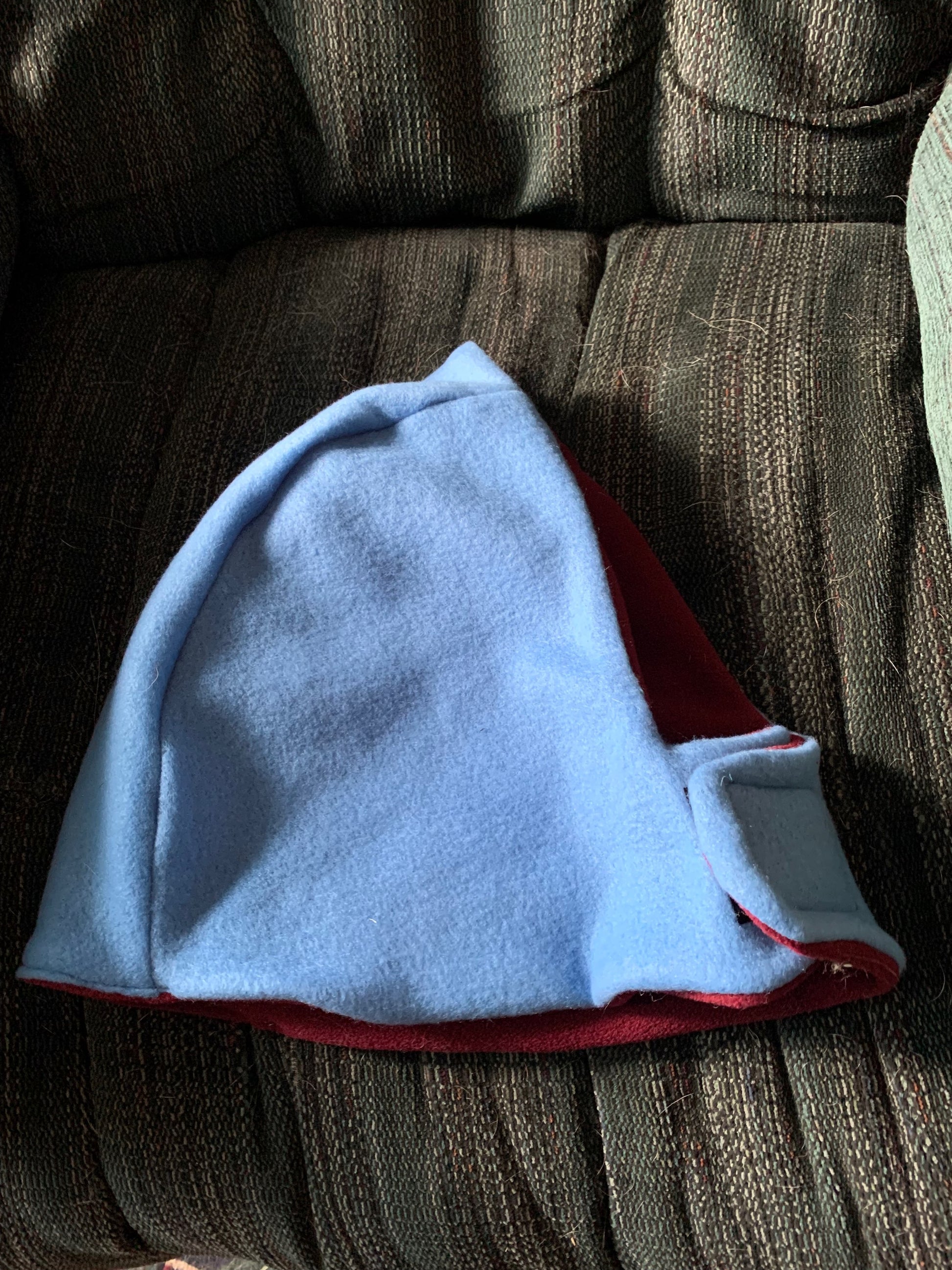 Blue Fleece Fall/Winter Pet Cap image 0