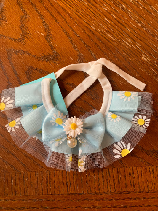Daisy pet lace collar