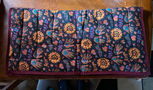 Hippie western saddle pad