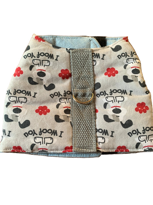 I woof you pet walking vest harness