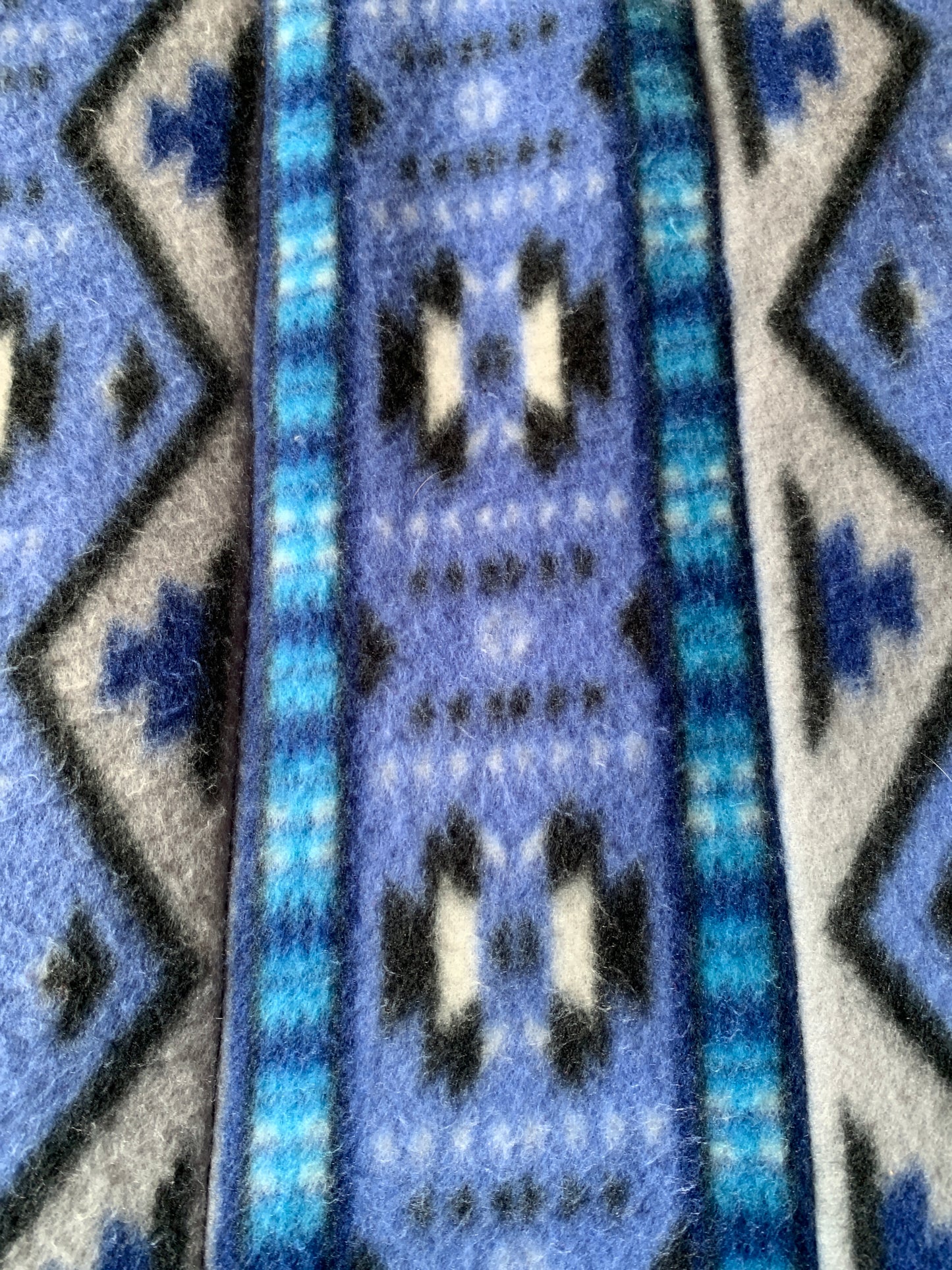 Blue Aztec pony English apt saddle pad