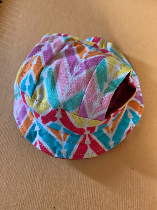 Multicoloured Zigzag And Arrows Pet Bucket Hat image 0