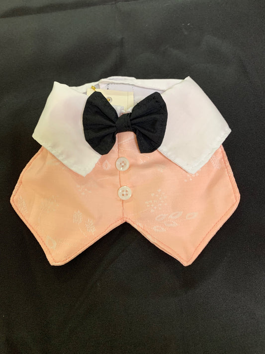 Pet Peach Tuxedo Vest image 0