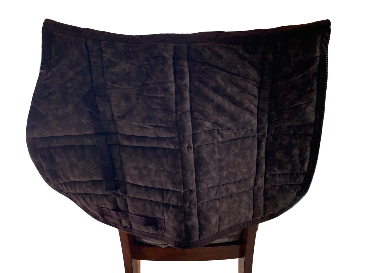 Chocolate brown English APT saddle pad