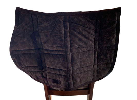 Chocolate brown English APT saddle pad