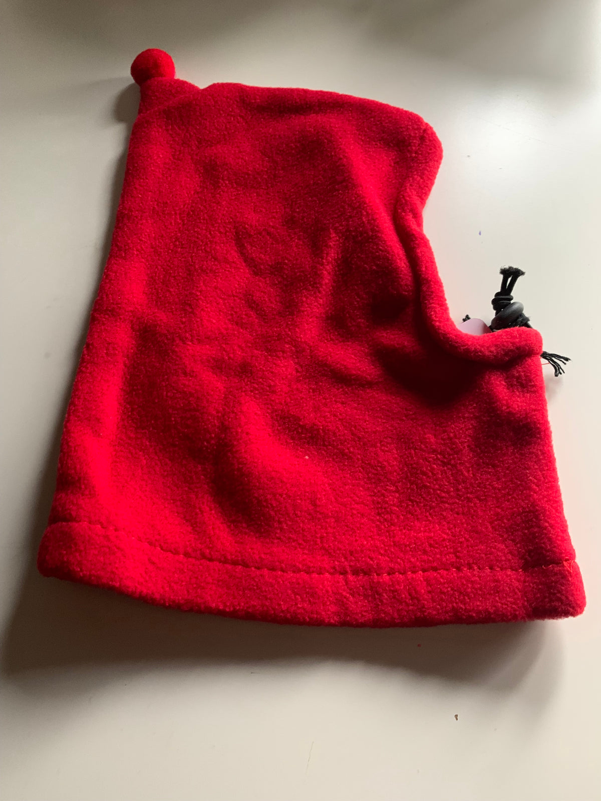 Red fleece pet winter hat