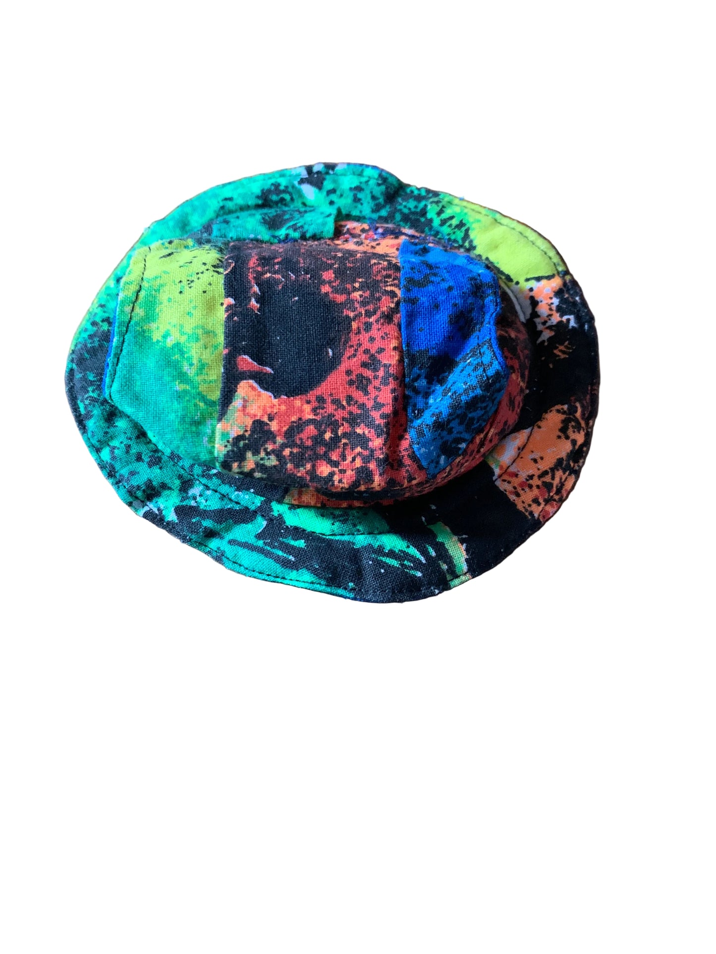 Multicoloured splash pet hats