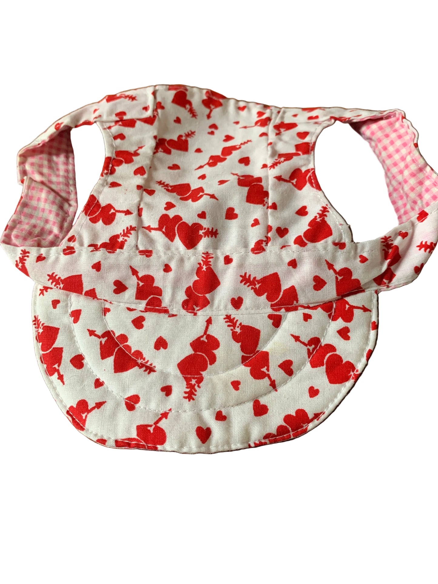 Red hearts pet hats