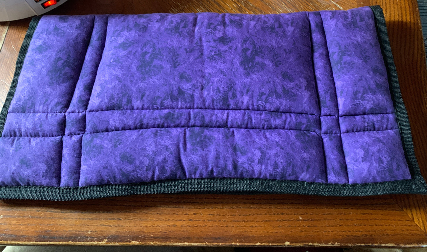 Purple pony saddle pad