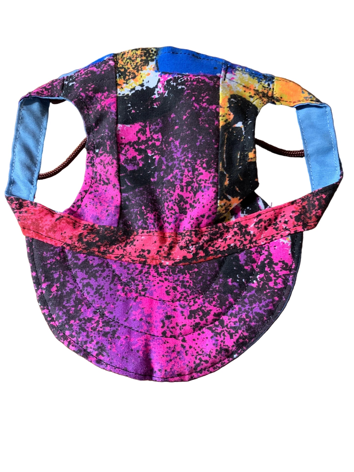 Multicoloured splash pet hats