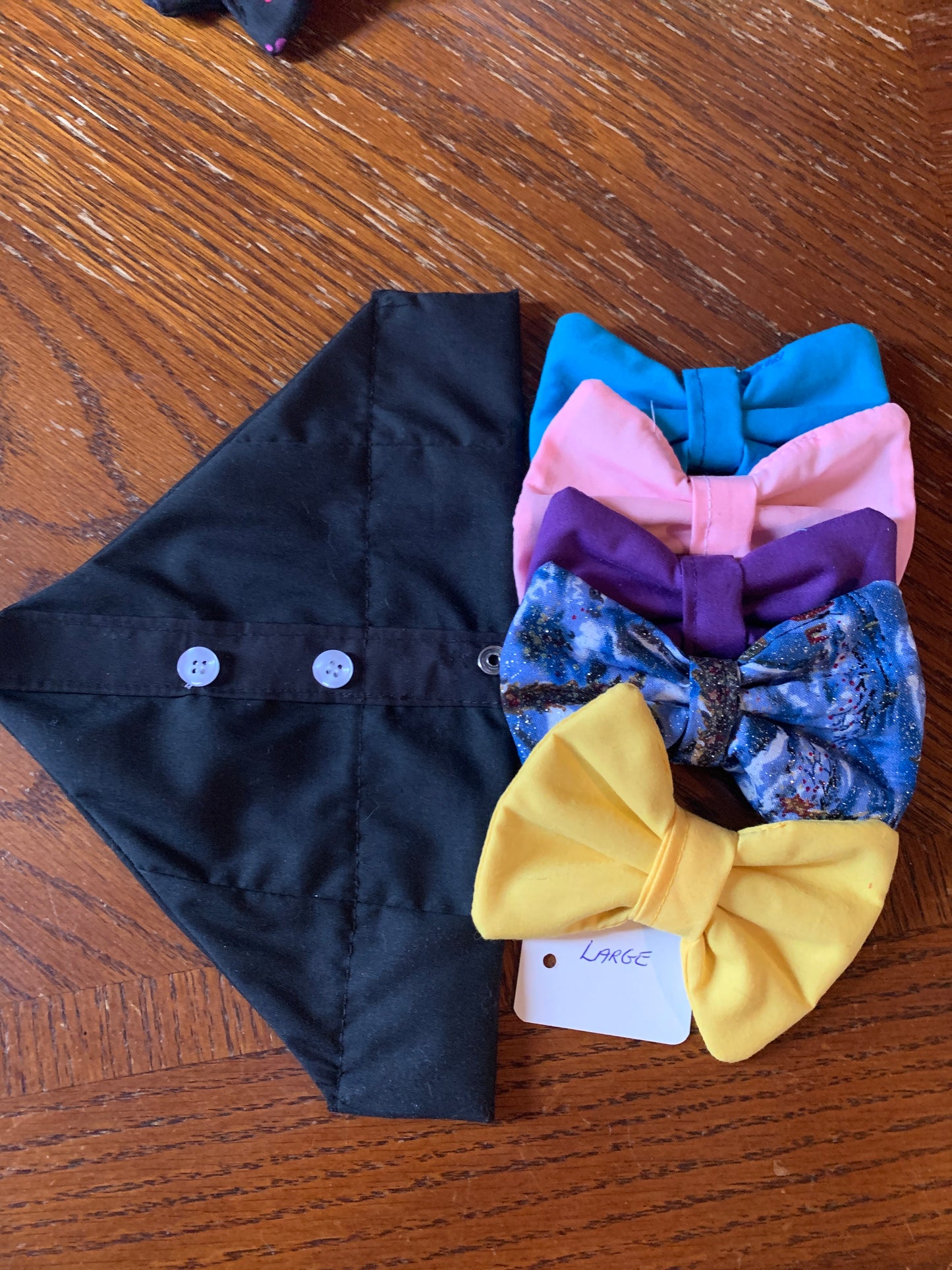 Pet Black  Tuxedo Bandanas