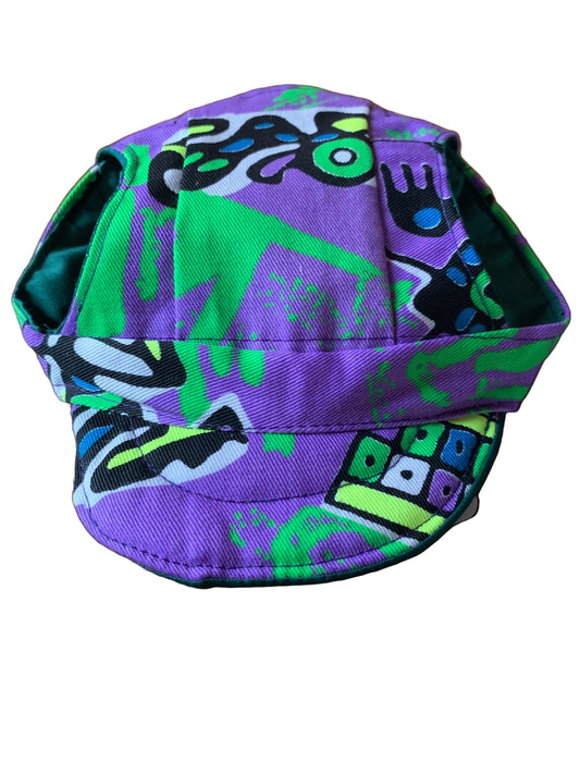 Purple funk pet baseball hat