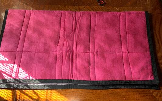 Pink sparkle western horse saddle pad