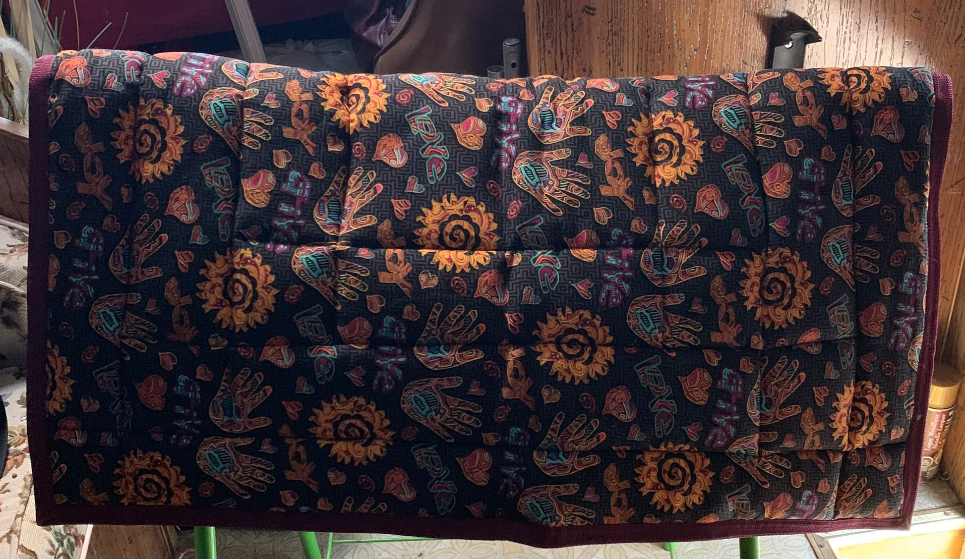 Hands On Black  Horse Western Saddle Pad image 0