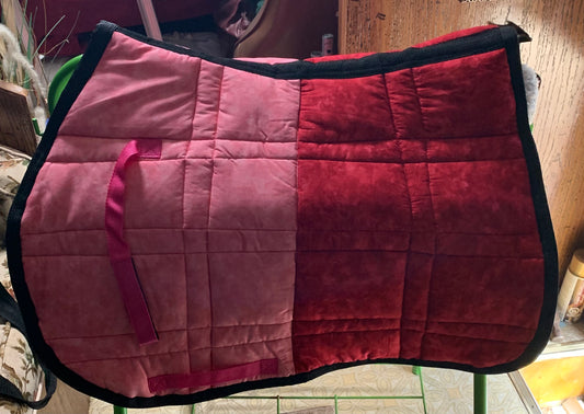 Two Tone Pink English Horse AP Trail Pad image 0