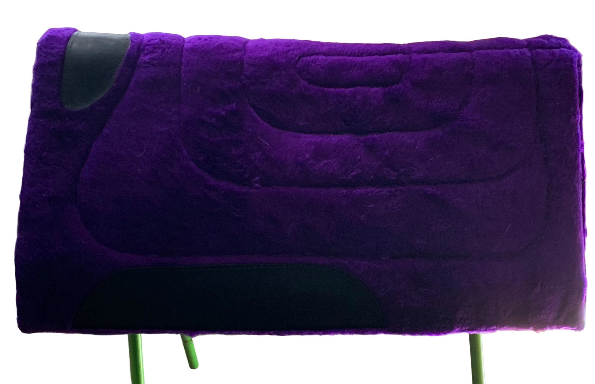 Purple Fleece Western  Horse Saddle Pad image 0