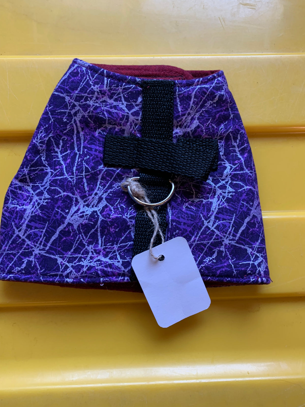 Purple silver sparkle pet harness