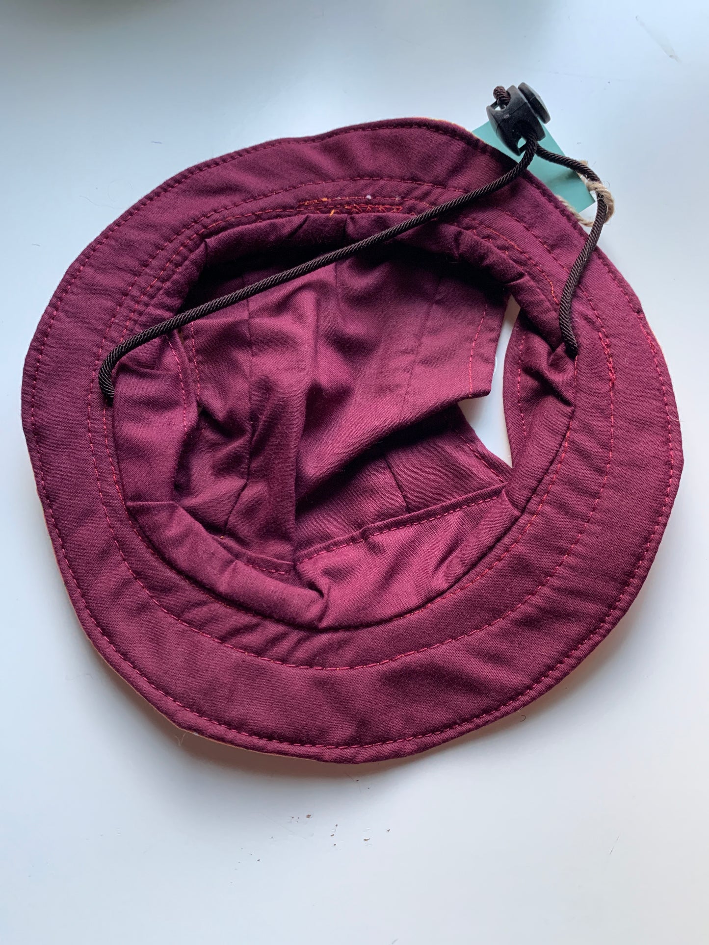 Orange pet bucket hat