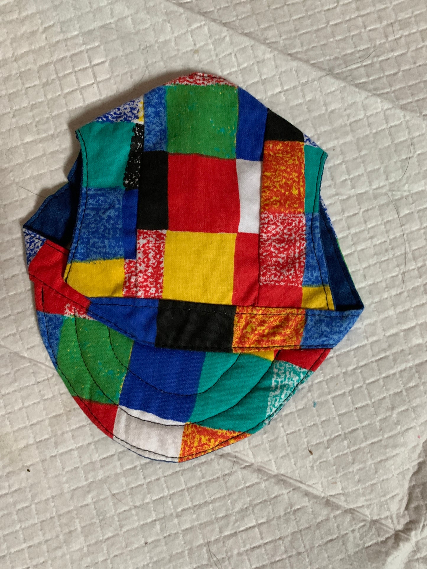 Multicoloured Blocks Pet Bucket Hat