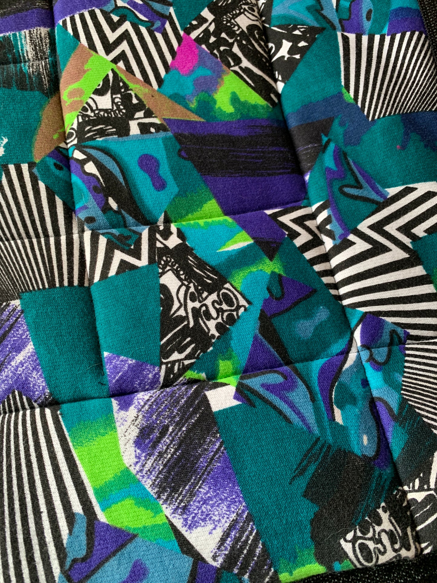 Zebra abstract western horse saddle pad