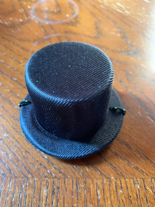 Black pet top hat