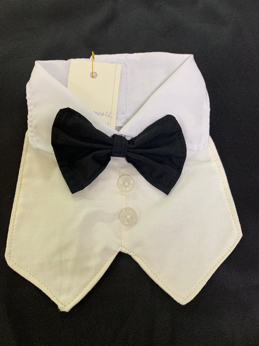 Pet Cream Tuxedo Vest image 0