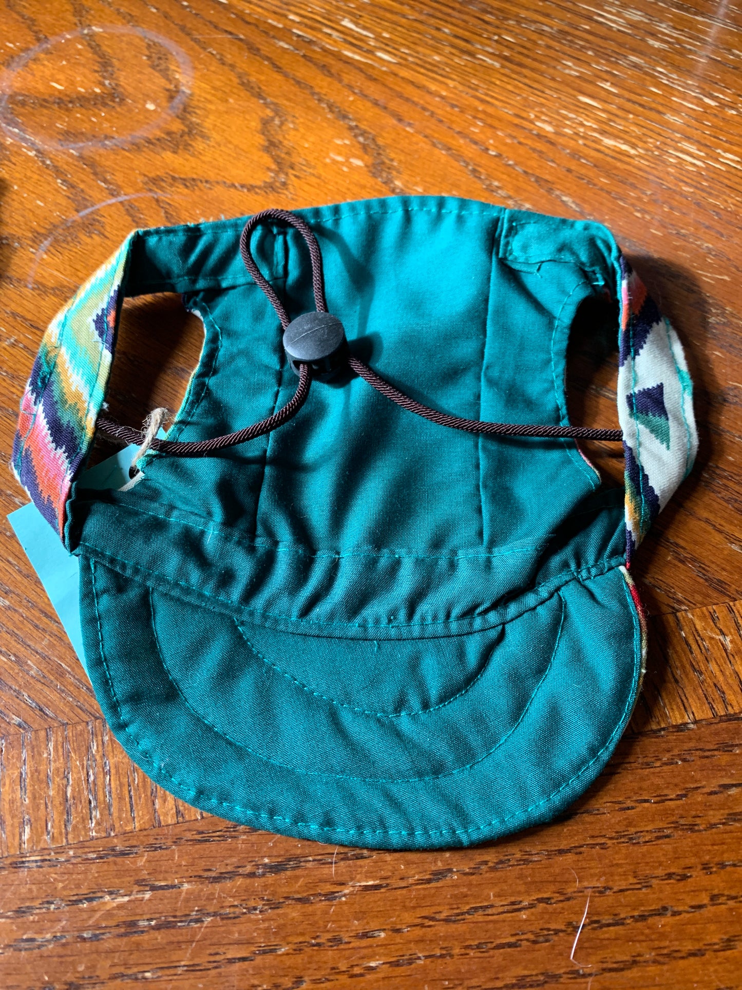 Multicoloured abstract pet baseball hat