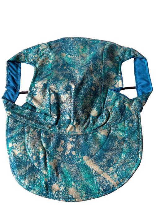 Green gold pet baseball hat